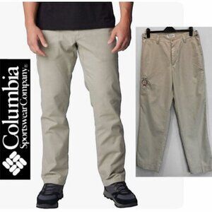 Columbia Tan Lightweight Straight leg Trail Pant Size 34
